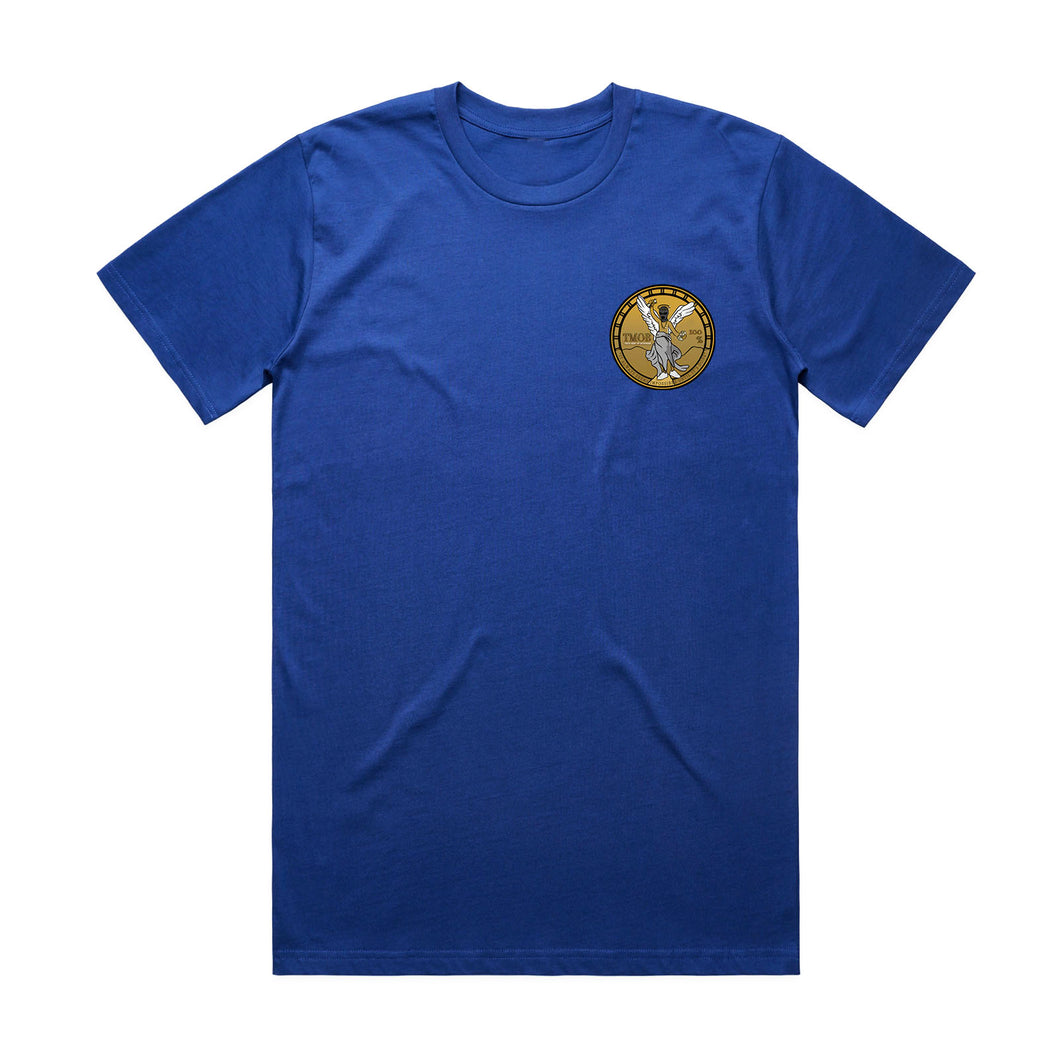 BLUE TMOB COIN T-SHIRT